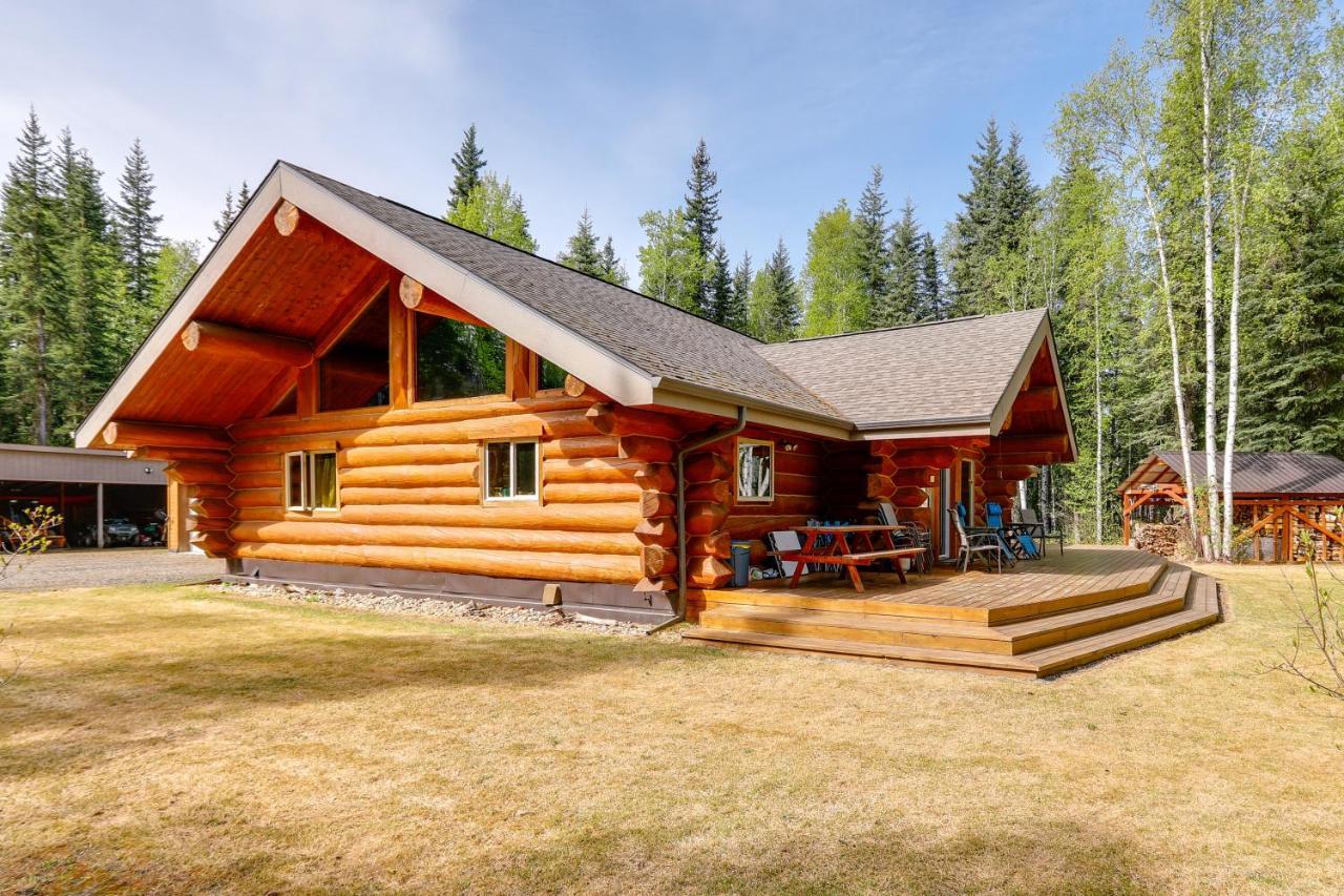 Riverside Log Cabin On-Site Aurora Viewing! North Pole Extérieur photo