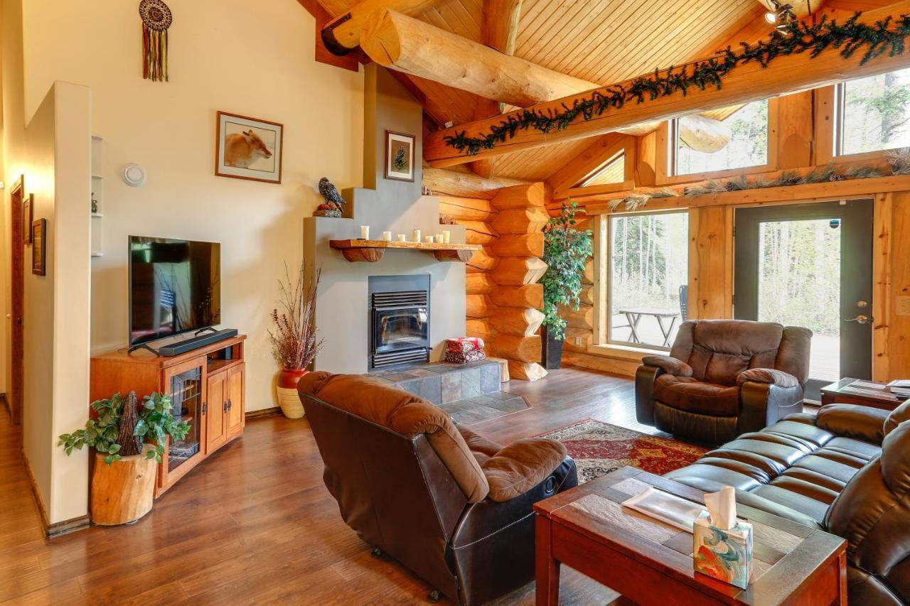 Riverside Log Cabin On-Site Aurora Viewing! North Pole Extérieur photo