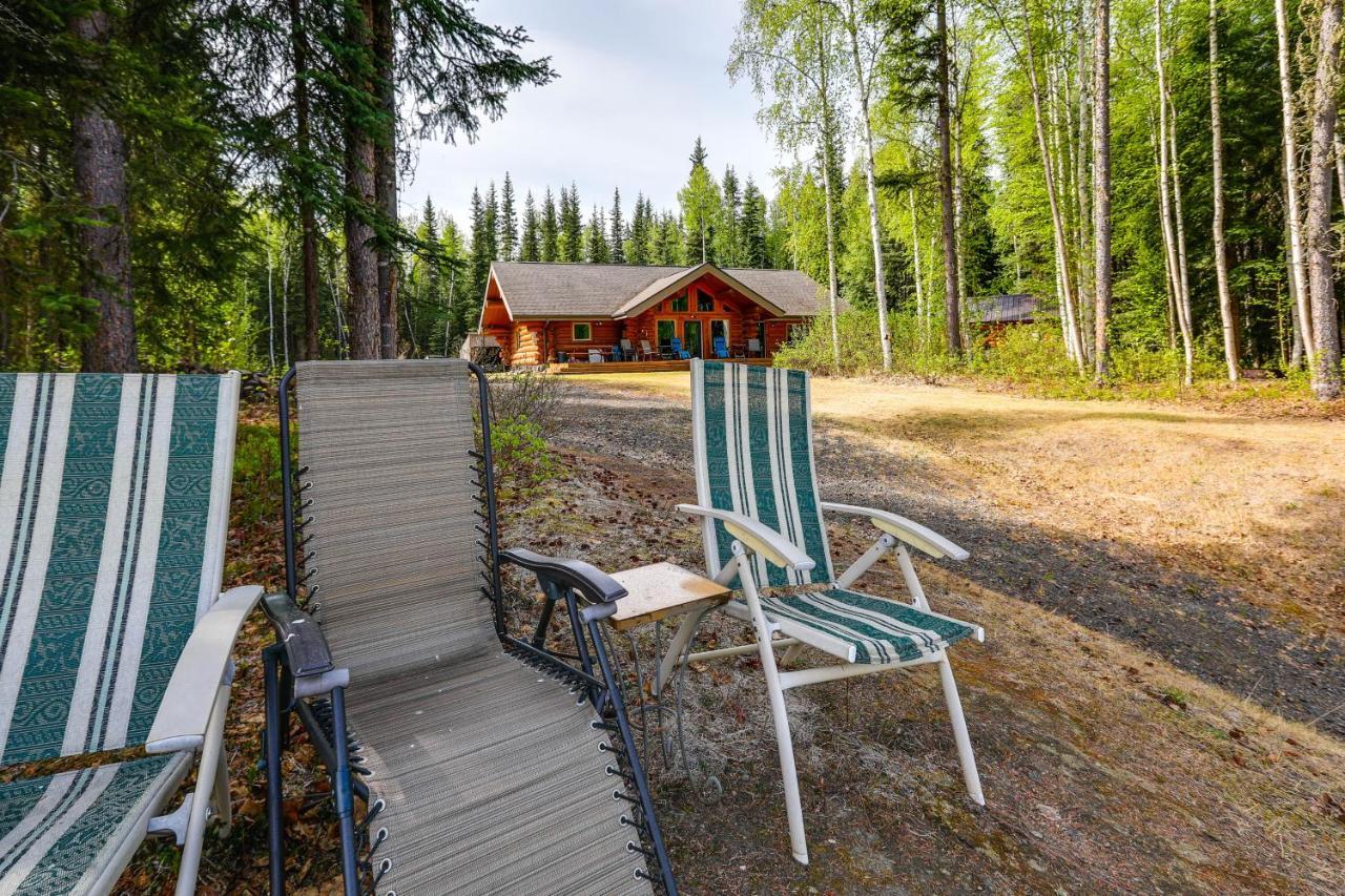 Riverside Log Cabin On-Site Aurora Viewing! North Pole Extérieur photo