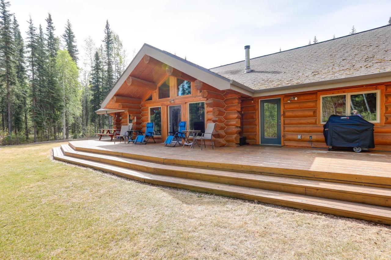 Riverside Log Cabin On-Site Aurora Viewing! North Pole Extérieur photo