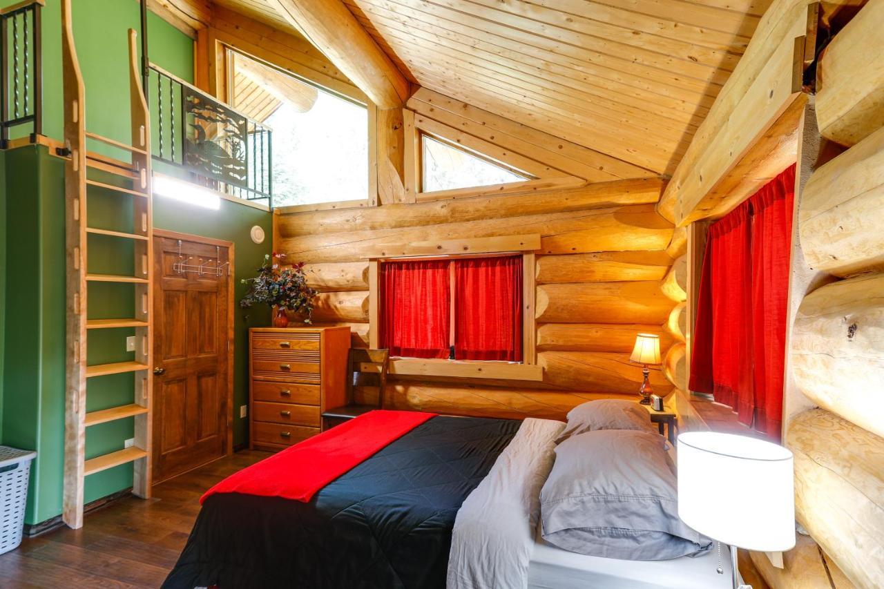 Riverside Log Cabin On-Site Aurora Viewing! North Pole Extérieur photo