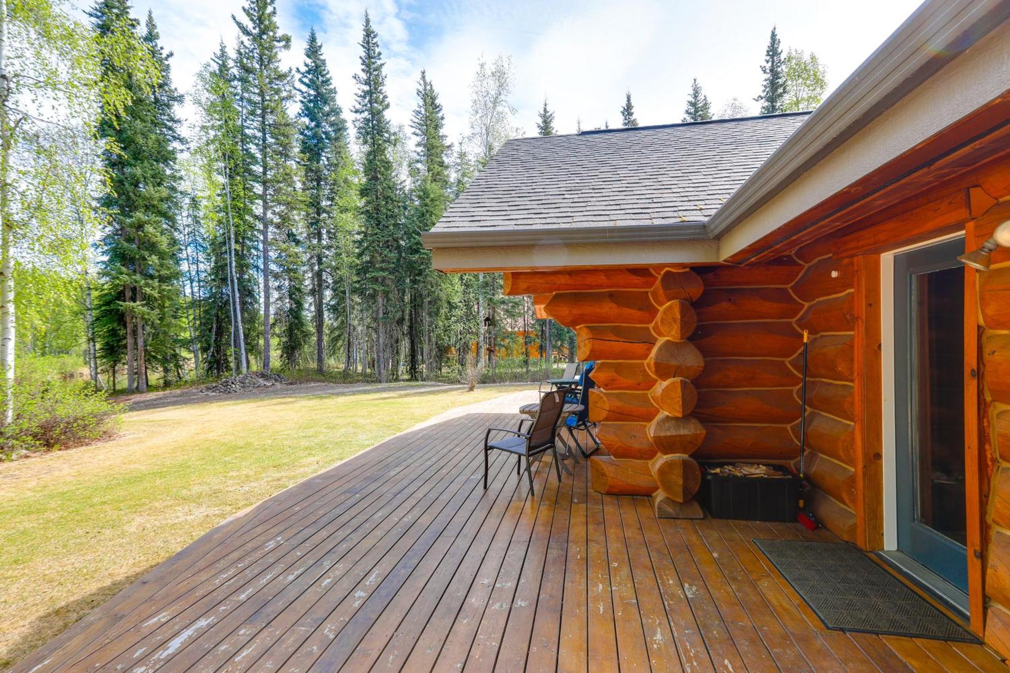Riverside Log Cabin On-Site Aurora Viewing! North Pole Extérieur photo