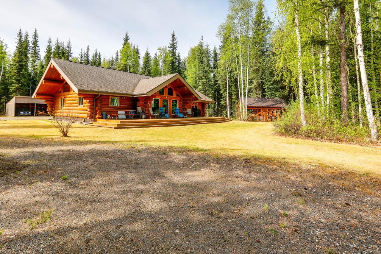 Riverside Log Cabin On-Site Aurora Viewing! North Pole Extérieur photo